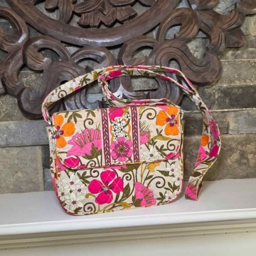 Vera Bradley Retired 2011 Rachel Crossbody "Tea Garden"